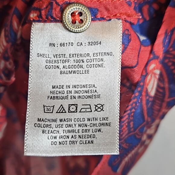 Anthropologie Maeve Abella Floral Butterfly Peplum top - Picture 4 of 8